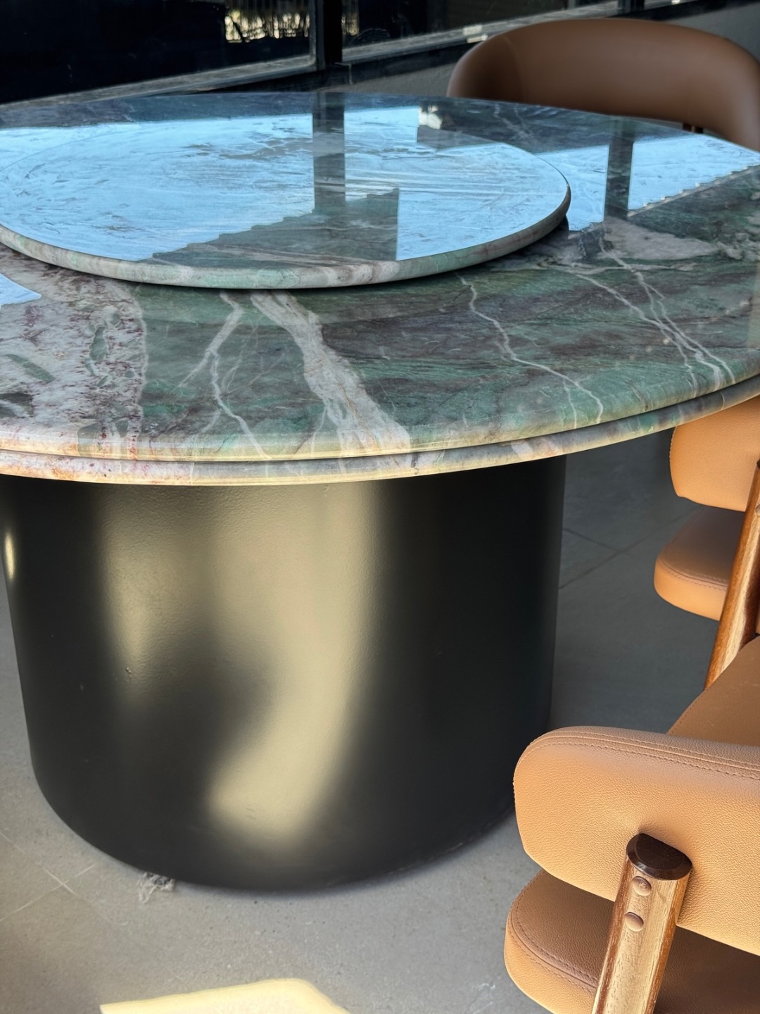 Detalhe de pedra natural Alfaia com veios dramáticos